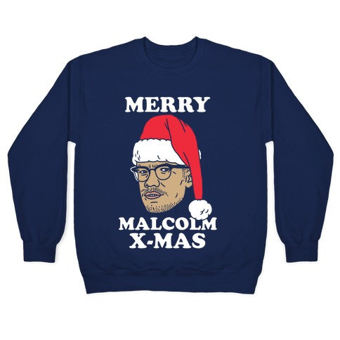 Malcolm X-Mas Crewneck Sweatshirt